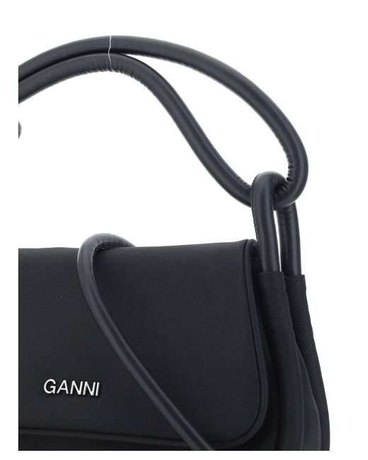 Ganni Black Knot Handbag