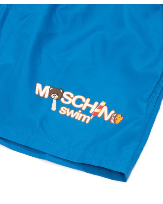 Moschino Blue Swim Shorts for men