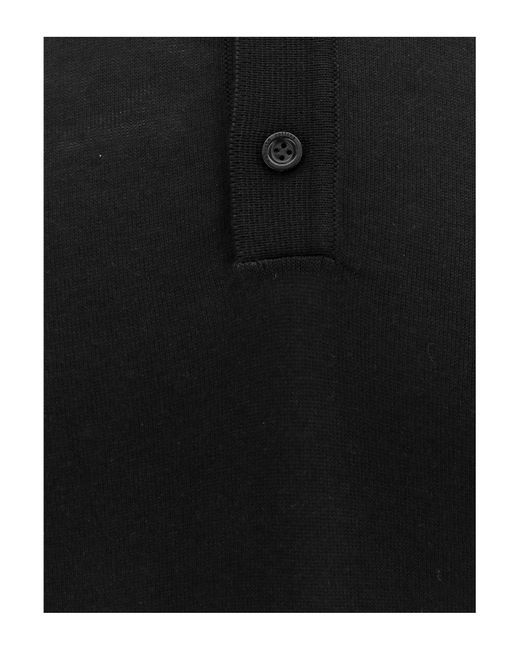 Roberto Cavalli Black Polo Shirt for men