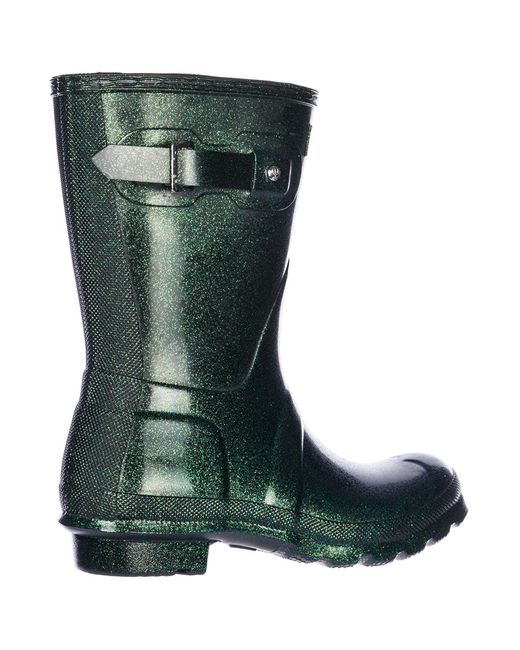 short green rain boots