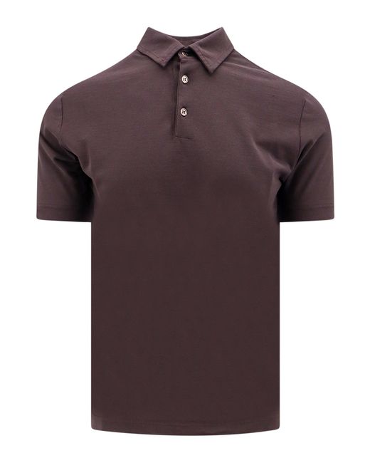 Zanone Red Polo Shirt for men