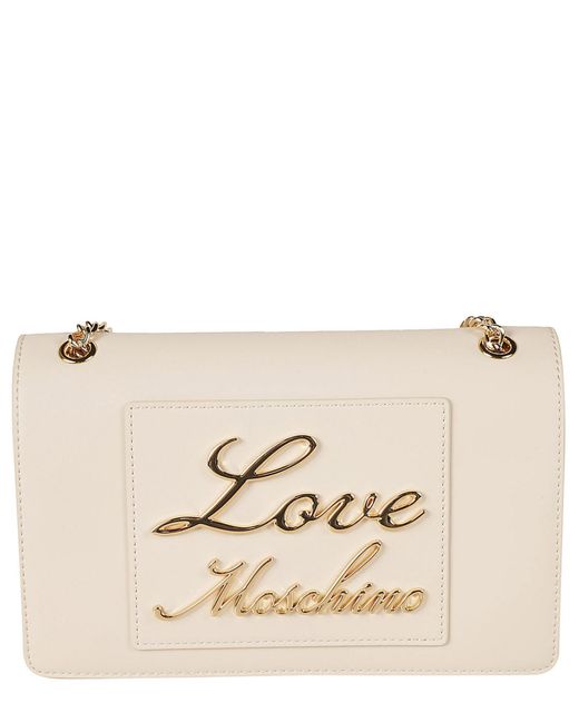 Love Moschino Natural Shoulder Bag