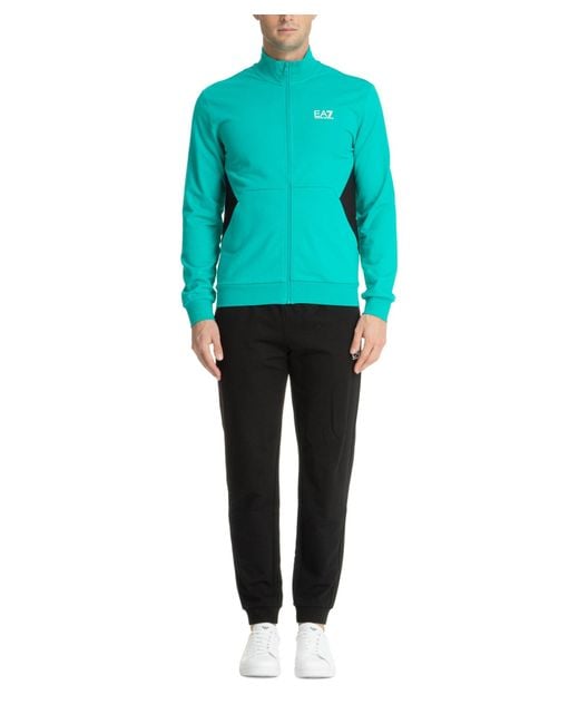 EA7 Tracksuit in Blue for Men Lyst Canada