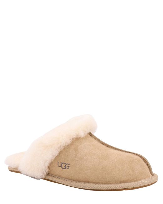 UGG Scuffette Mules in Natural | Lyst