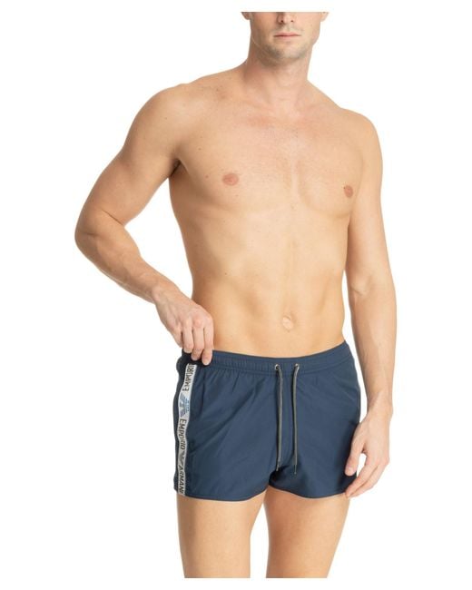 Emporio Armani Blue Swimwear Swim Shorts for men