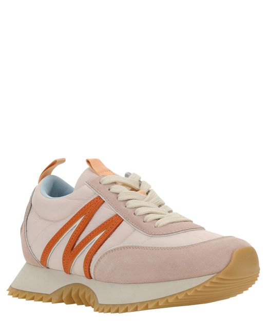 Sneakers low top pacey di Moncler in Pink