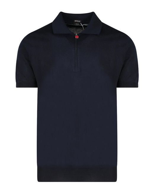 Kiton Blue Polo Shirt for men