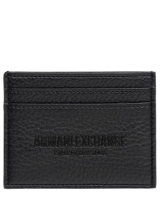 Porta carte di credito di ARMANI EXCHANGE in Black da Uomo
