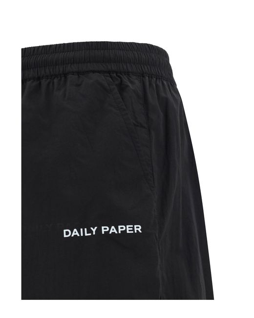 Daily Paper Black Trousers for men