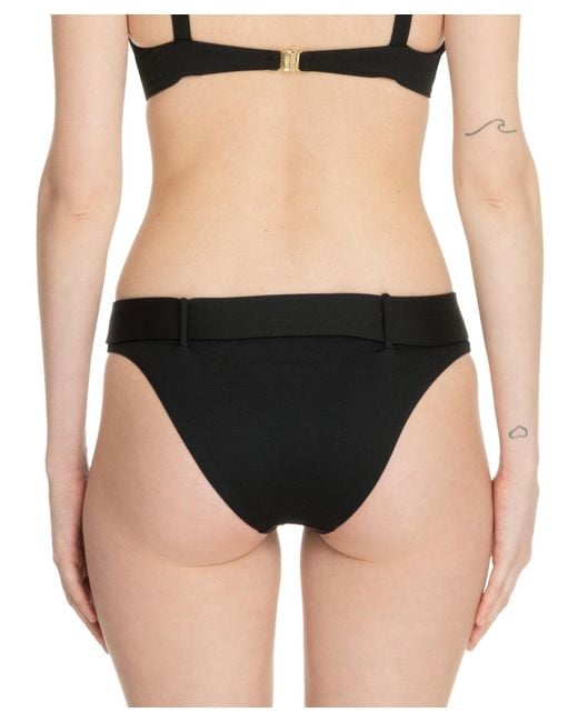 Moschino Black Swim Bikini Bottoms