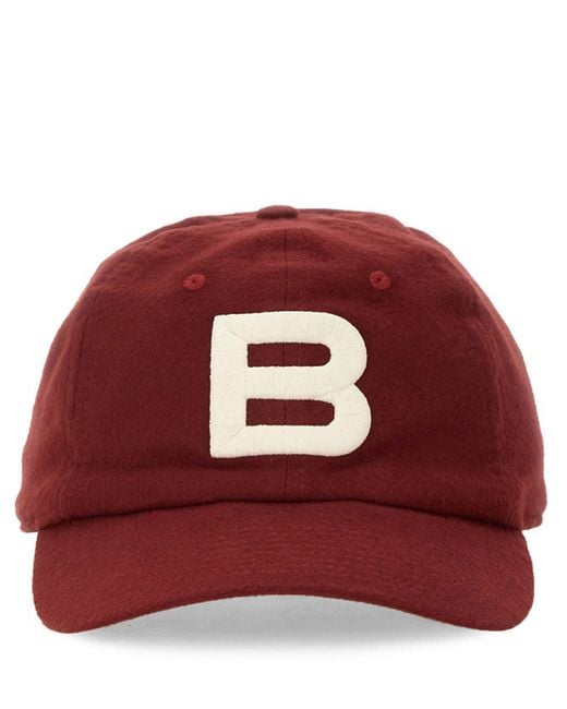 Bally Red Logo Cap for men