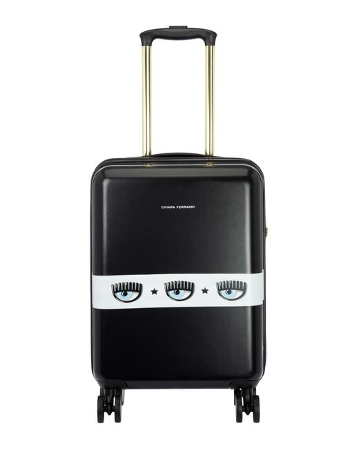 Chiara Ferragni Black Logomania Suitcase