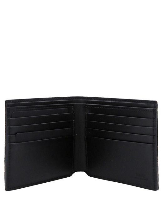 Fendi Black 'Ff' Wallet for men