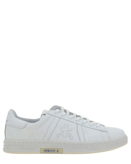 Premiata White Russell Sneakers for men