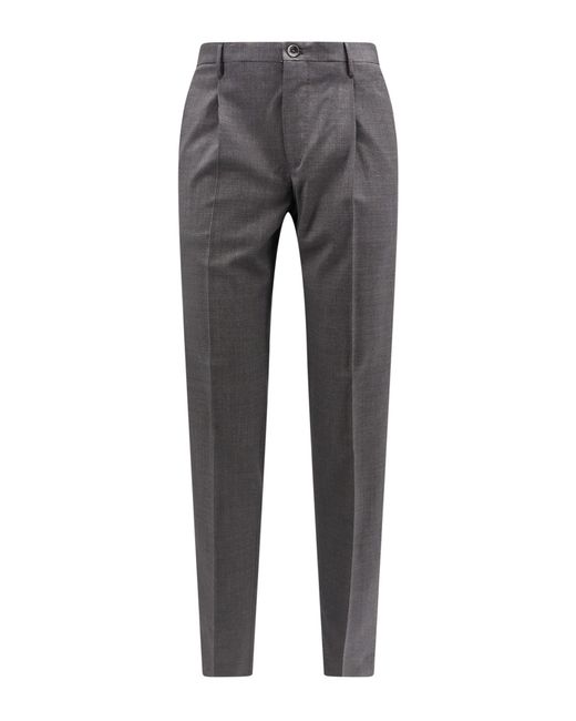Incotex Gray 54 Trousers for men