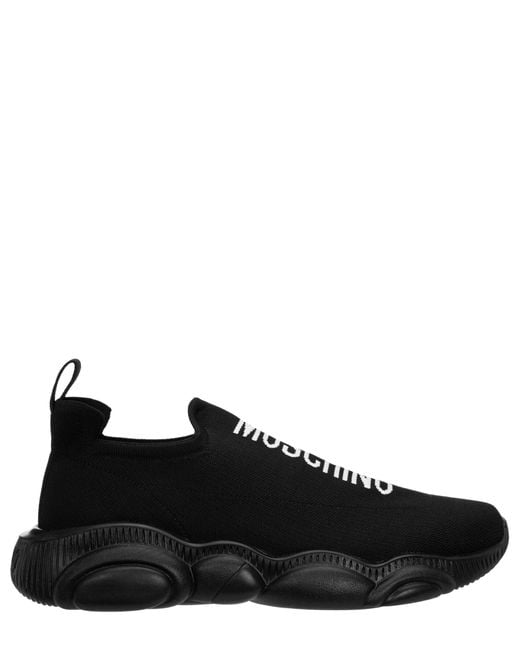 Moschino Black Teddy Bear Sneakers for men