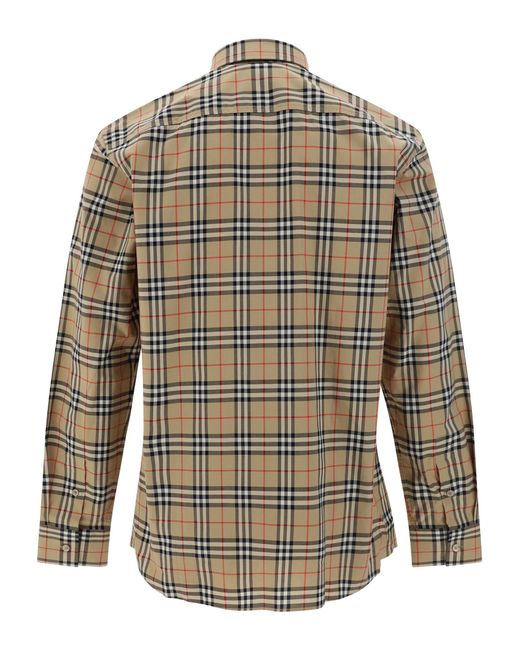 Burberry Natural Casual Simson Shirt for men