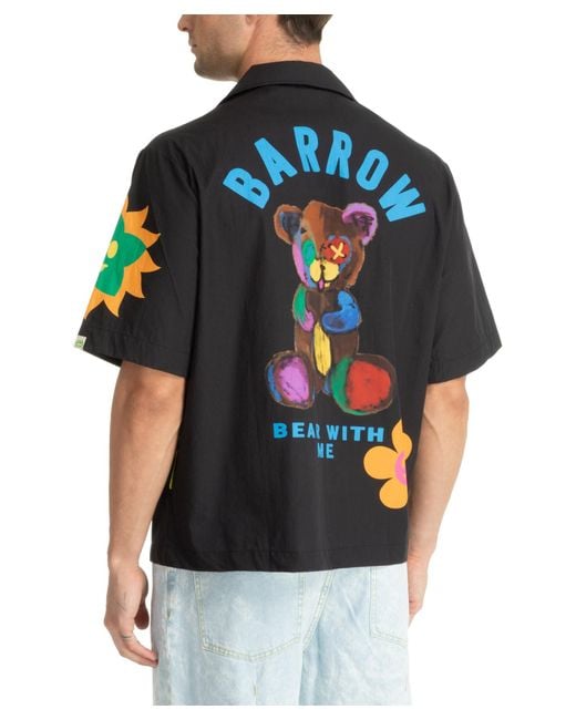 Barrow Black Short Sleeve Shirt for men