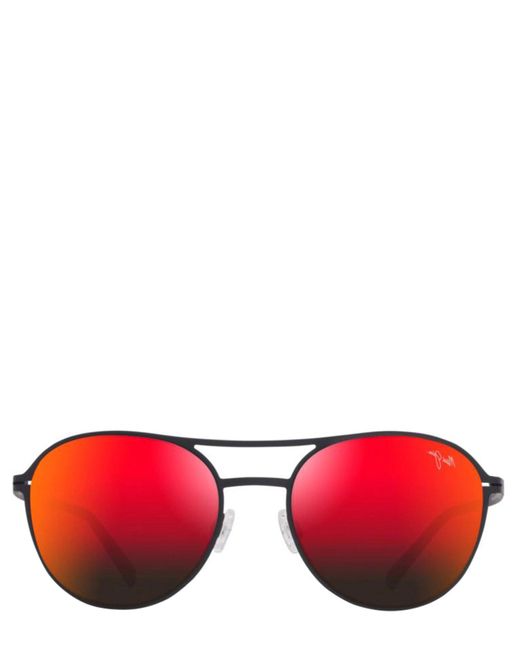 Maui Jim Red Sunglasses Half Moon