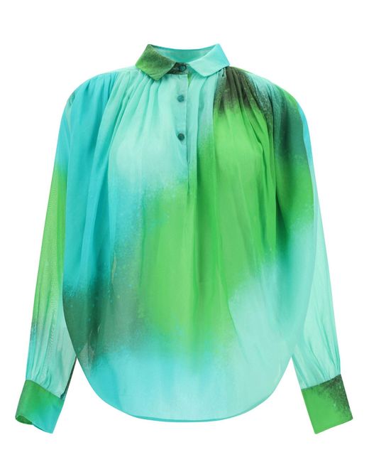 Gianluca Capannolo Green Claire Blouse
