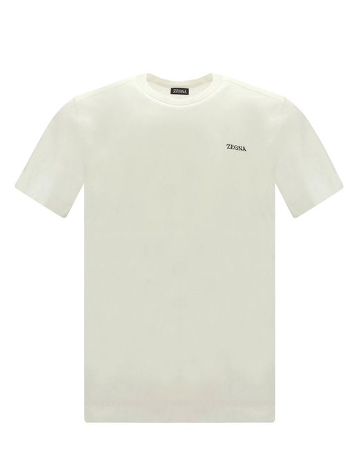 T-shirt di Zegna in White da Uomo