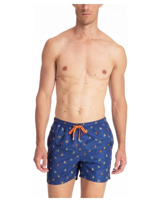 Gallo Blue Swim Shorts for men