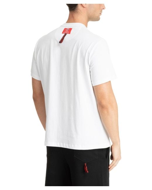 Sprayground White Label Shark T-shirt for men