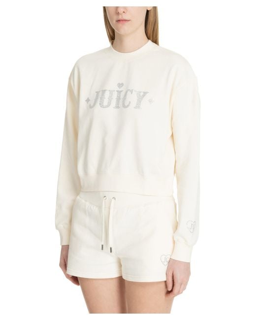 Juicy Couture White Rodeo Sweatshirt