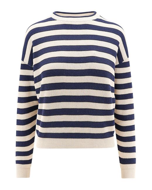 Brunello Cucinelli Blue Sweater