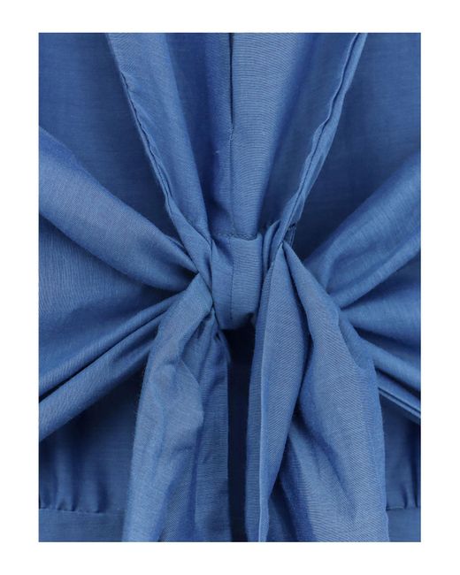 Vestito lungo di Semicouture in Blue