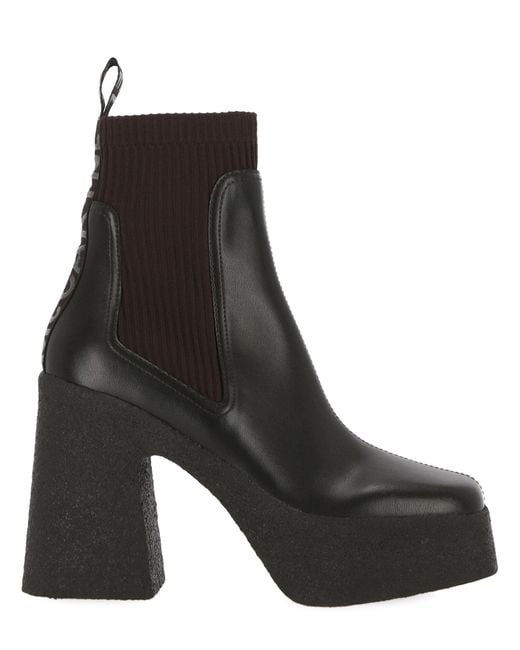 Stella McCartney Black Skyla Heeled Boots