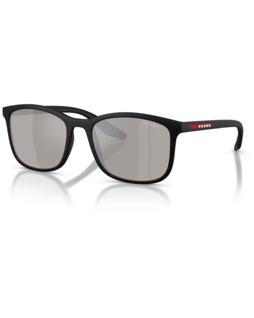 Prada Linea Rossa Gray Sunglasses A08s Sole for men