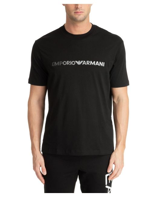 Emporio Armani Black T-shirt for men