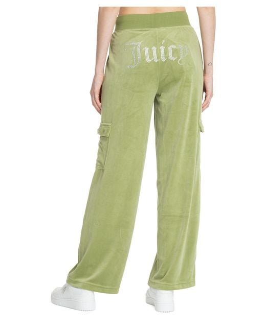 Pantaloni audree cargo di Juicy Couture in Green