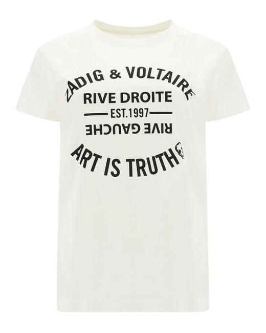 Zadig & Voltaire White Walk Blason T-shirt
