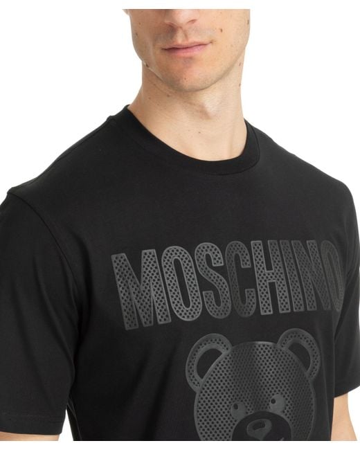 T-shirt teddy bear di Moschino in Black da Uomo