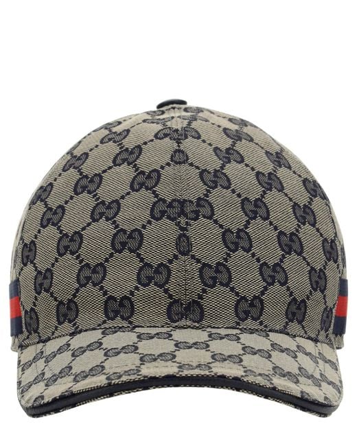 Gucci Gray GG Marmont Hat for men