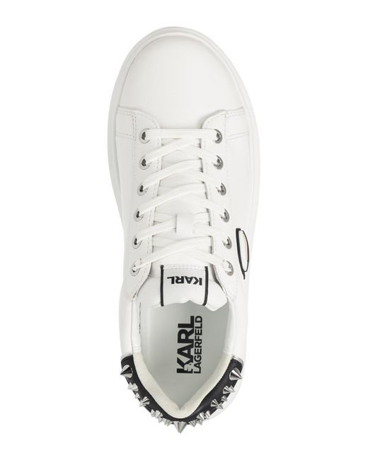 Sneakers k/ikonik kapri di Karl Lagerfeld in White