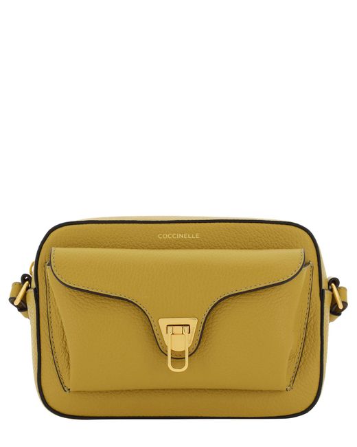 Coccinelle Yellow Beat Soft Shoulder Bag