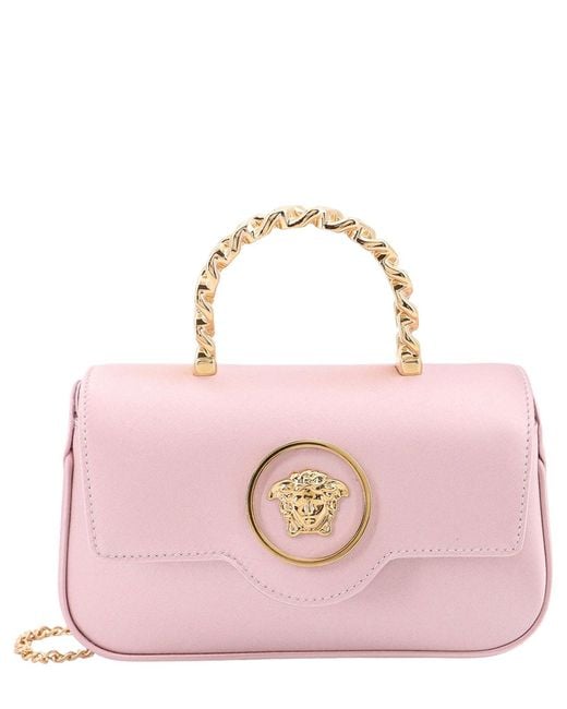 Versace Pink La Medusa Handbag