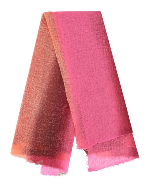 Mirror In The Sky Red Saint Tropez Cashmere Scarf
