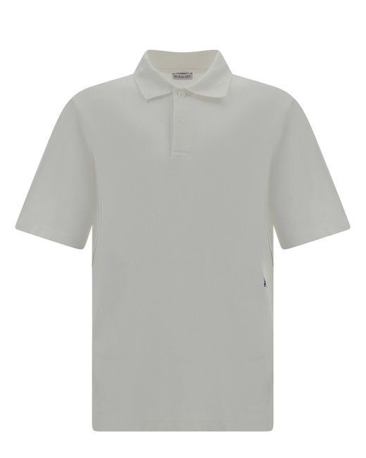 Burberry Gray Polo Shirt for men