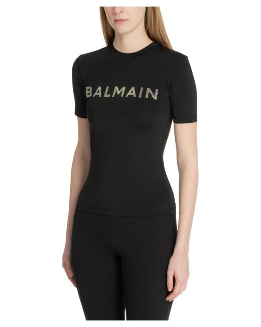 Balmain Black Logo T-shirt