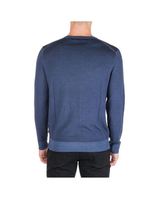 Michael Kors Neck Neckline Jumper Sweater Pullover in Navy for Men - Save 46% - Lyst