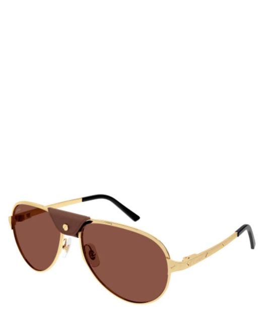 Cartier Brown Sunglasses Ct0034s for men