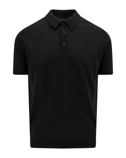 Roberto Cavalli Black Polo Shirt for men