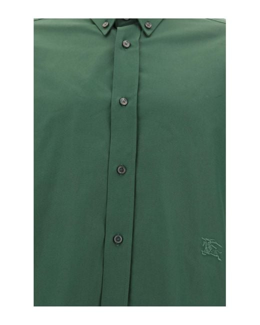 Burberry Green Shirt for men