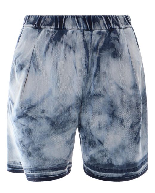 Laneus Blue Track Shorts for men