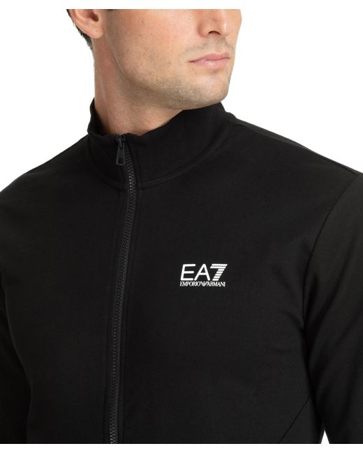 EA7 Black Tracksuit for men