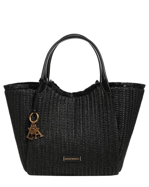 Emporio Armani Black 'Shopper' Type Bag